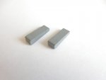 Miniatura výrobku Klínový pryžový doraz šedý