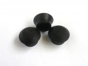 Výrobek Patka gumová - venkovní 18 mm, černá (Domácnost)