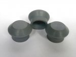 Miniatura výrobku Patka gumová - venkovní 26 mm, šedá