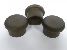Výrobek Patka gumová - venkovní 32 mm, hnědá (Domácnost)